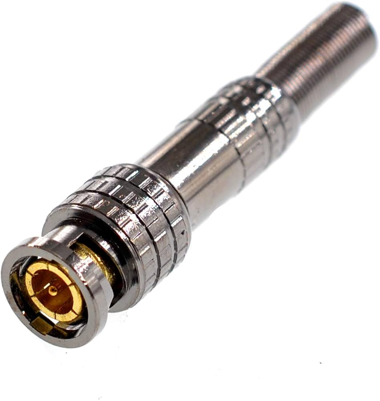 Spring Loaded BNC Q9 Male Connector for CCTV Coaxial Cable | CCTV Line
